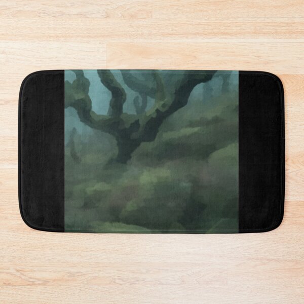 Item preview, Spooky Watercolor Forest Scene with gnarled tree designed and sold by gobbieshoppe.