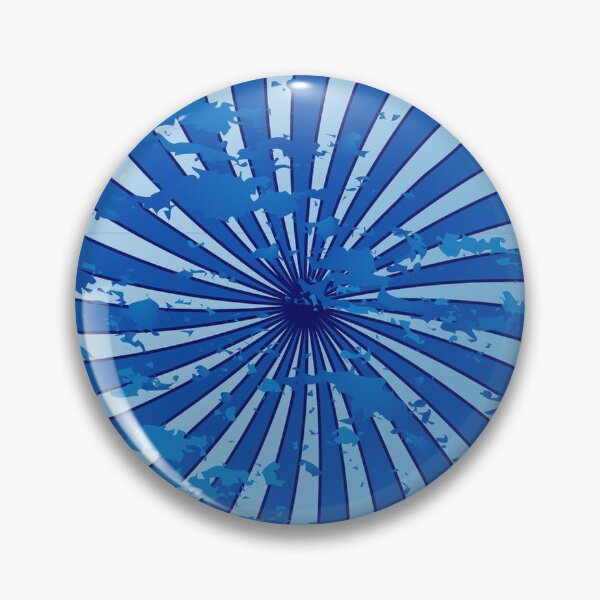 Item preview, Blue Retro Swirl Sunburst  designed and sold by Sybille-Yates.
