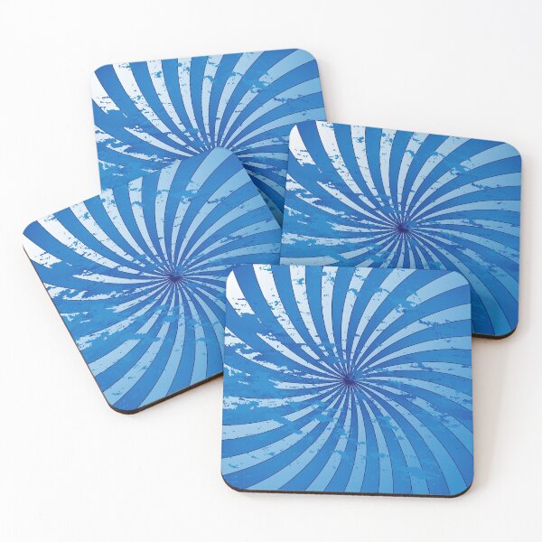 Item preview, Blue Retro Swirl Sunburst  designed and sold by Sybille-Yates.