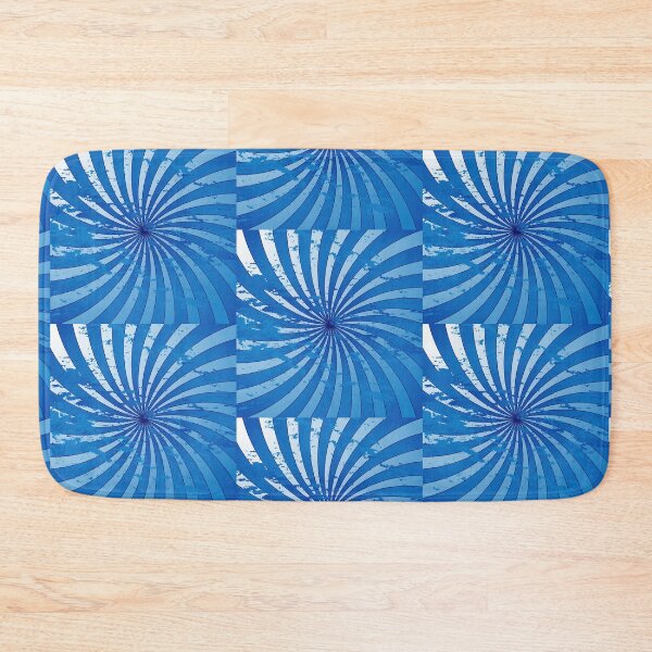 Item preview, Blue Retro Swirl Sunburst  designed and sold by Sybille-Yates.