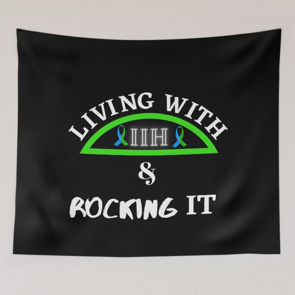 Item preview, Living With IIH and Rocking It designed and sold by Sweet-A-Dsignz.