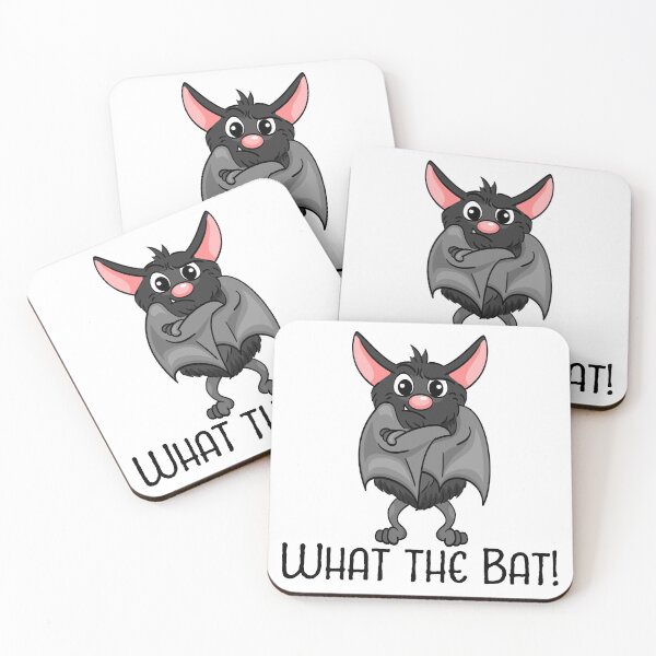 Item preview, What The Bat What the Hell What the Heck Bat Vampire designed and sold by ElBeDesigns.