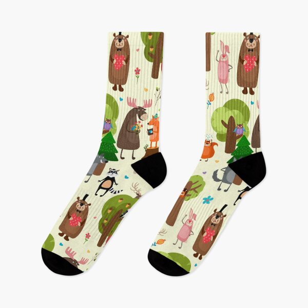 Item preview, Happy colorful animal pattern designed and sold by CreativeNewDesigns.