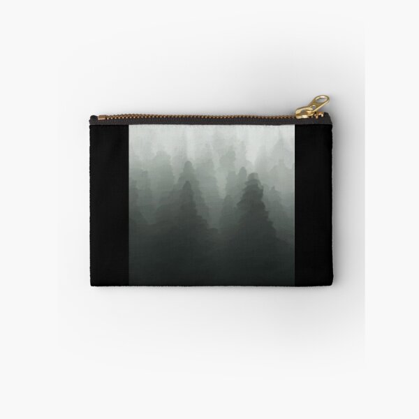 Item preview, Calming black and white Watercolor Forest Scene designed and sold by gobbieshoppe.