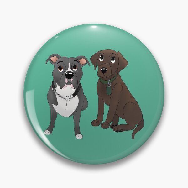Item preview, Cartoony Lab and Pitbull Design designed and sold by pawtraitdreams.