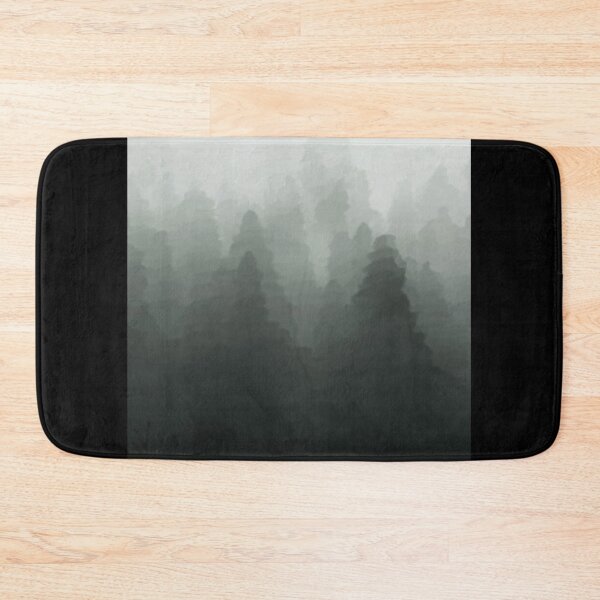 Item preview, Calming black and white Watercolor Forest Scene designed and sold by gobbieshoppe.