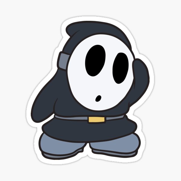 Chico tímido negro lindo Pegatina