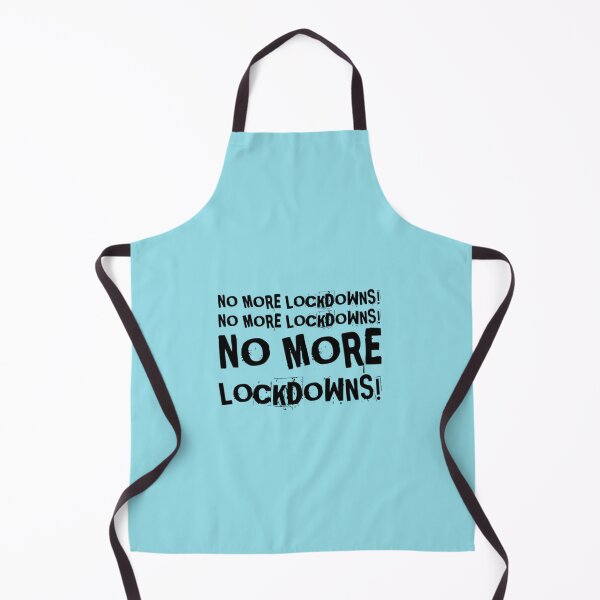Item preview, No More Lockdowns! (Black letters) designed and sold by Twittlefish.