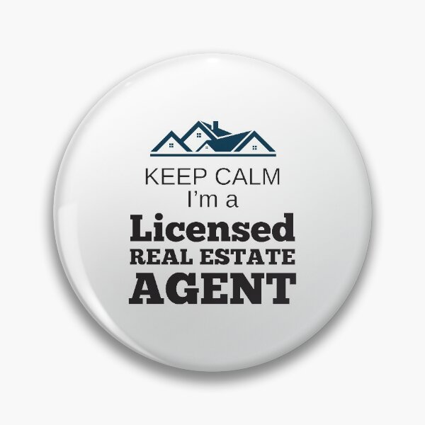 Item preview, Keep Calm I'm A Licensed Real Estate Agent designed and sold by 4AllTimes.