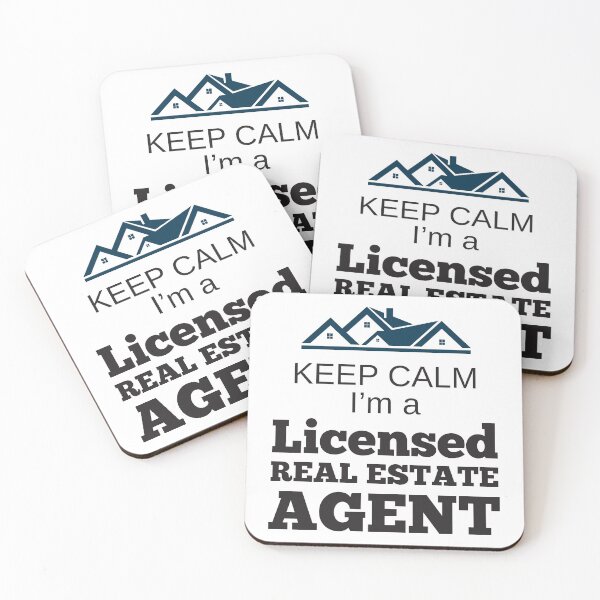 Item preview, Keep Calm I'm A Licensed Real Estate Agent designed and sold by 4AllTimes.