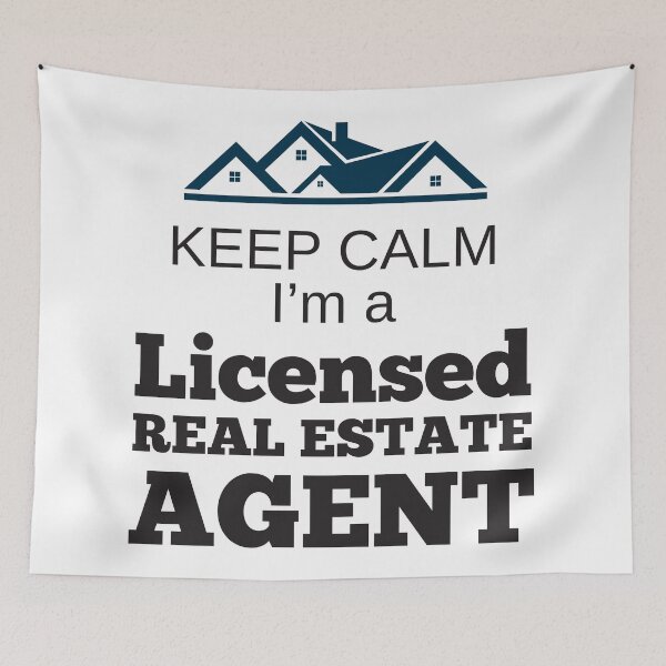 Item preview, Keep Calm I'm A Licensed Real Estate Agent designed and sold by 4AllTimes.