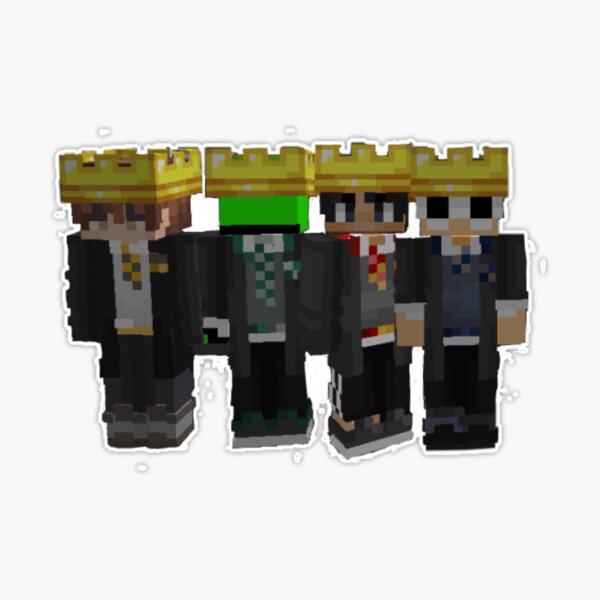 Dream, Karl, George, Quackity Minecraft skins DSMP Acrylic Block