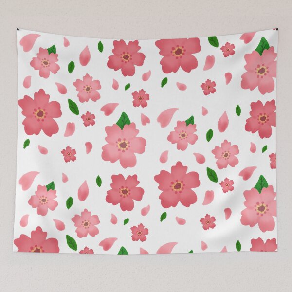 Item preview, Cherry Blossom watercolor fashion and home decor by Magenta Rose Designs designed and sold by Mavis1994.