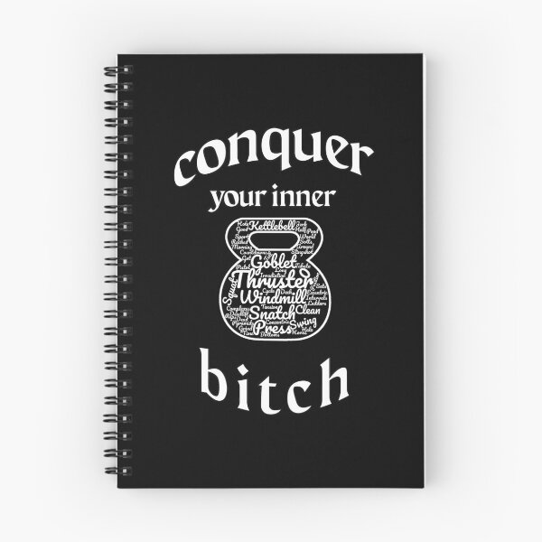Item preview, Conquer your inner Bitch - Kettlebell Edition designed and sold by FunSilly.