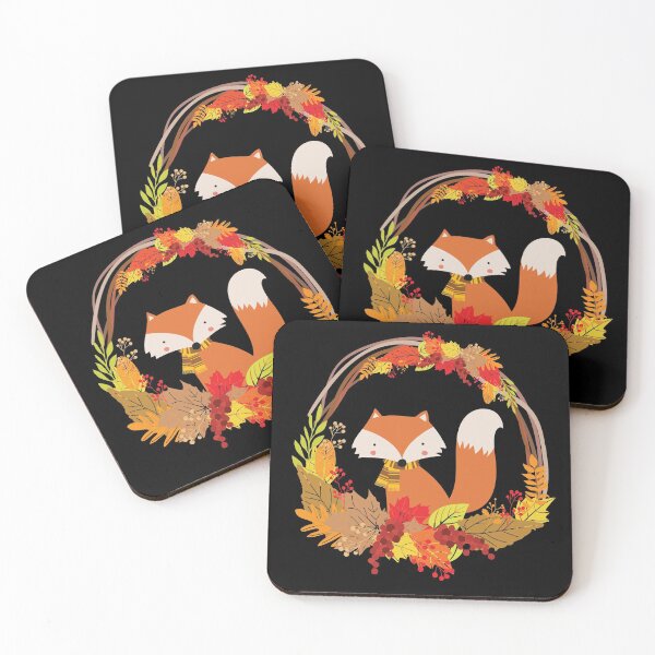 Item preview, Hello Autumn, Cute Fox designed and sold by Cute  Pawz.