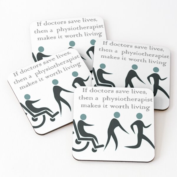 Item preview, If doctors save lives, then a physiotherapist makes it worth living designed and sold by KrissElla.