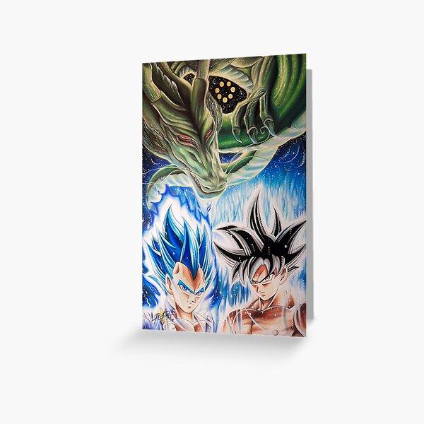 Cartes De Vœux Sur Le Theme Dragon Ball Redbubble