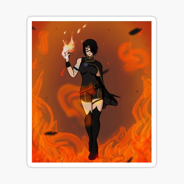 Power Hungry Cinder Rwby Sticker For Sale By Toughluck Redbubble 6126