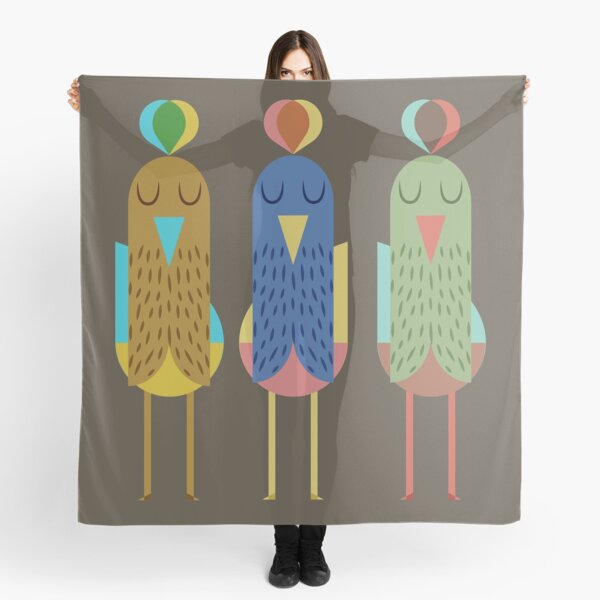 Peacocks Trio Scarf