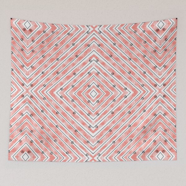 Item preview, GEOMETRIC STRIPES -PINK designed and sold by PrachiManerikar.