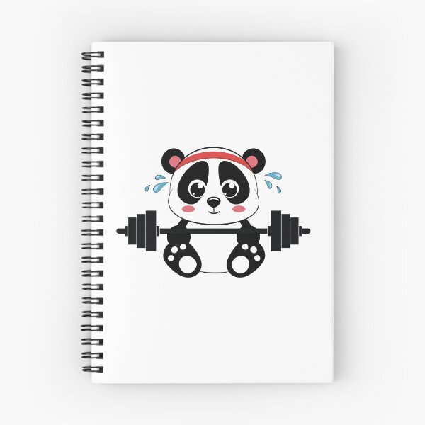 Item preview, Kawaii Panda Workout Barbell designed and sold by EstelleStar.