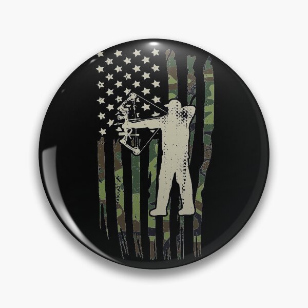 Item preview, Deer Hunting Bow Hunting Camouflage American Flag  designed and sold by Vanover Designs.