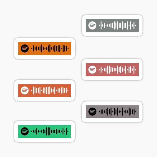 the weeknd albums spotify code sticker pack Sticker