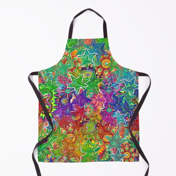 Item preview, Colorful Christmas Stars Pattern design designed and sold by LordAudes.