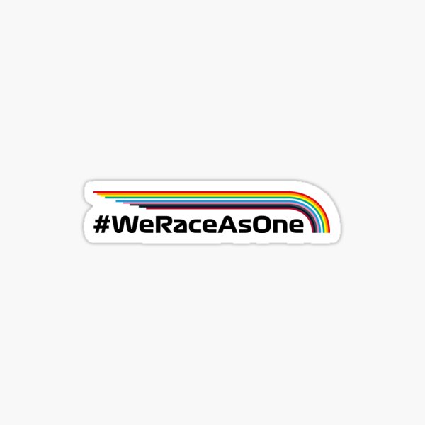 Race As One - Racing Rainbow Sticker
