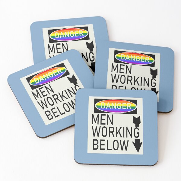 Item preview, Gay Men Working Below designed and sold by SimplyPride.