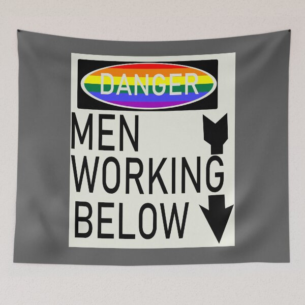 Item preview, Gay Men Working Below designed and sold by SimplyPride.
