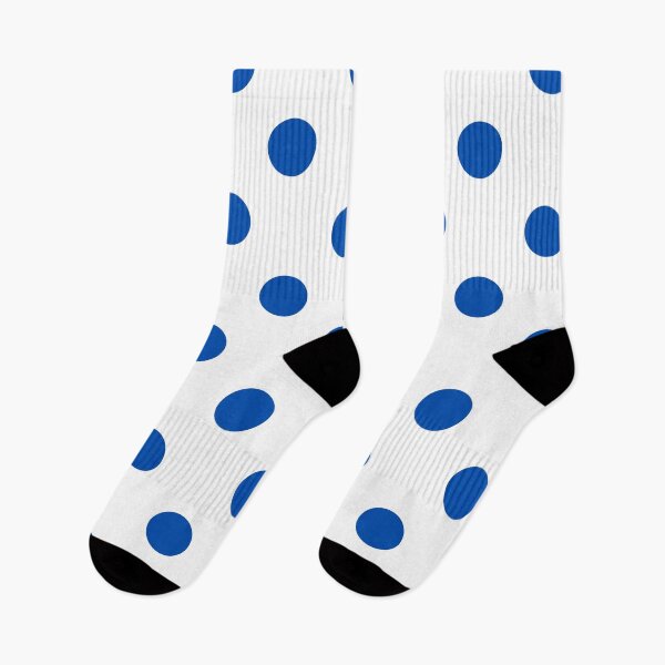 Item preview, Preppy fashion beach white and blue polka dots designed and sold by IamTrending.