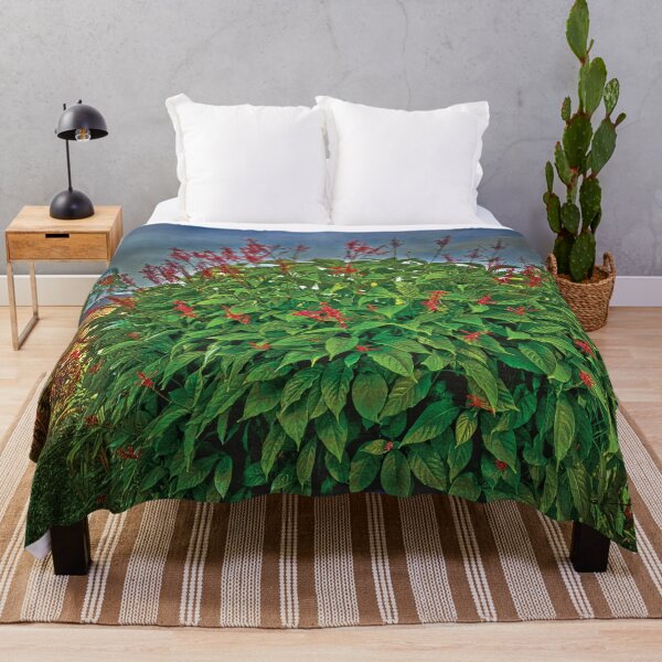 Item preview, Artistic Red Firespike Plant designed and sold by KbytesOfJax Outdoor and Nature.