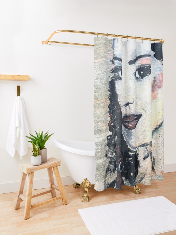 Alternate view of Three Queens - Elisabeth Shower Curtain