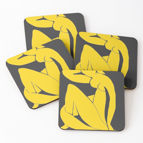 Item preview, Henri Matisse Blue Nude II Remix in Lemon Yellow designed and sold by SFTStudio.