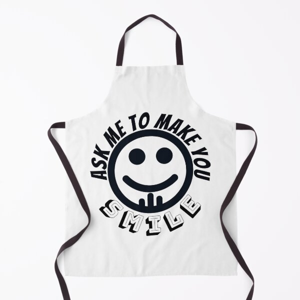 Item preview, ASK ME TO MAKE YOU SMILE : funny quote/ Friends style/ smile design idea designed and sold by Houssemanthony.