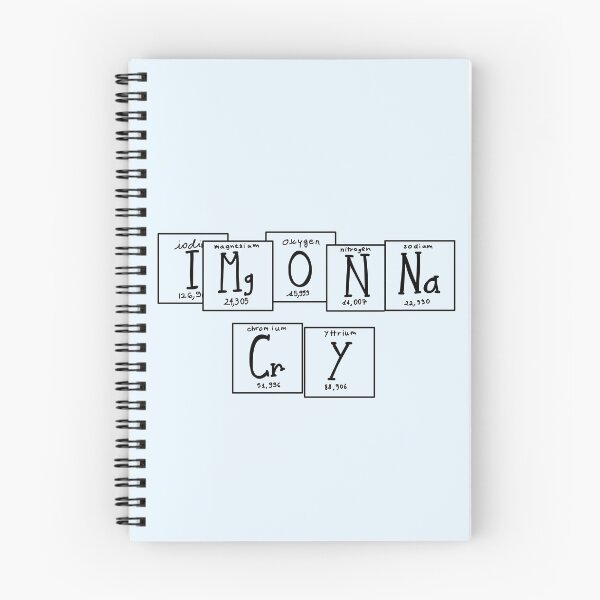 Item preview, im gonna cry with elements, chemistry designed and sold by trishadoodle.