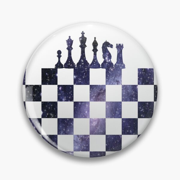 Item preview, Galaxy Chess Game Board Black Silver designed and sold by Jolly-Yosei.