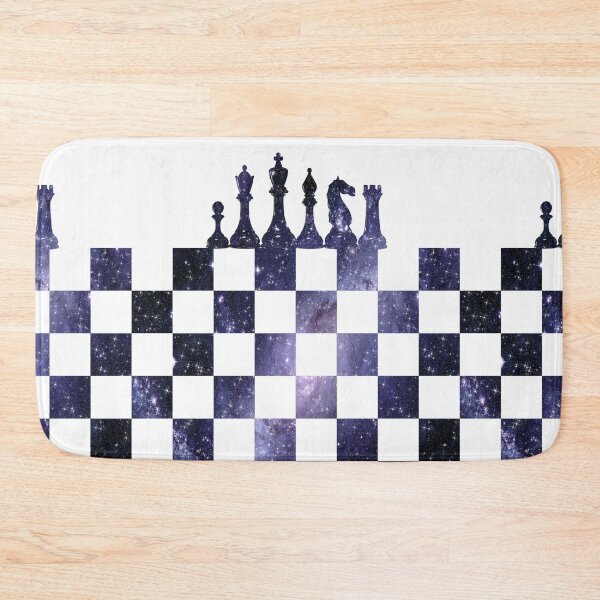 Item preview, Galaxy Chess Game Board Black Silver designed and sold by Jolly-Yosei.