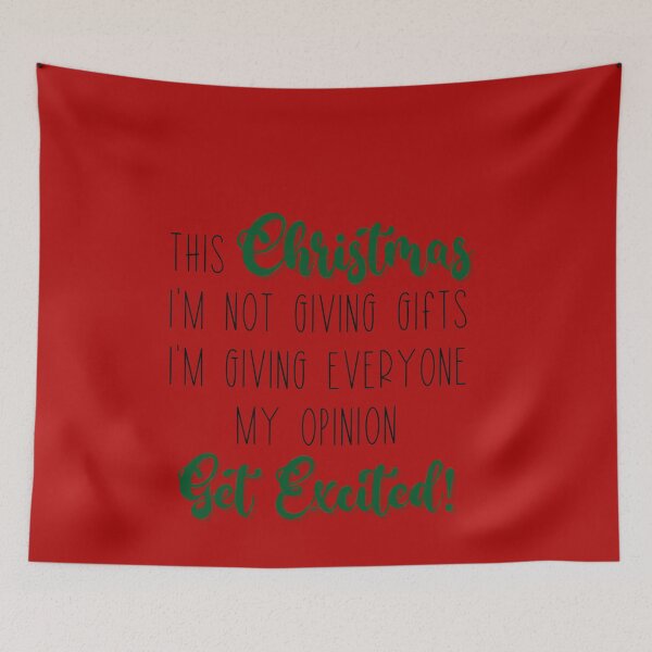 Item preview, This Christmas I'm Not Giving Gifts Funny Xmas designed and sold by Jennifer Church.