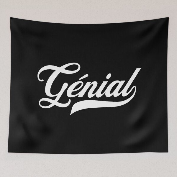 Item preview, Brilliant French Expression Genial Funny designed and sold by AntiqueImages.