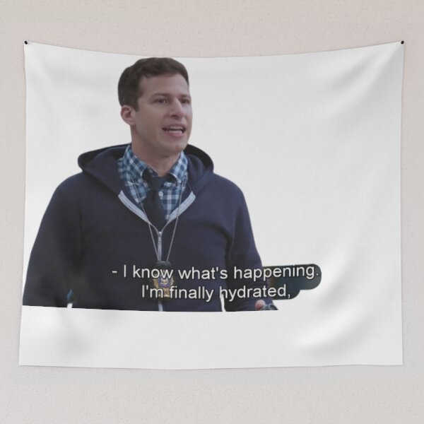 Artikelvorschau, Ich bin endlich hydriert - Jake Peralta entworfen und verkauft von Brooklyn-99shop.