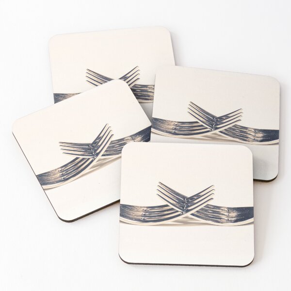 Item preview, Silver forks crossing in the middle designed and sold by StencilMyst ..