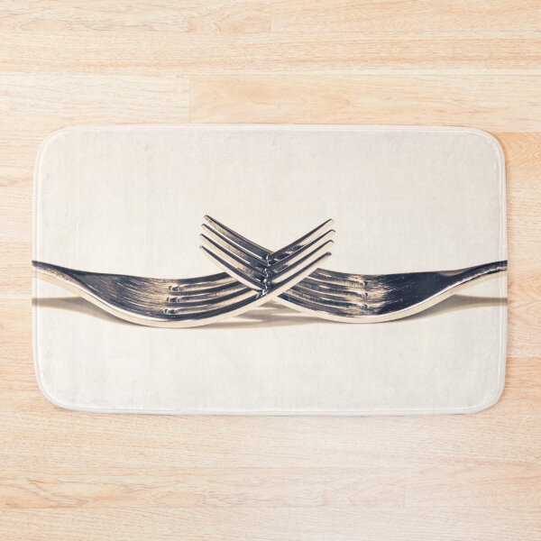 Item preview, Silver forks crossing in the middle designed and sold by StencilMyst ..