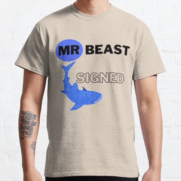 shop mr beast signed shirt