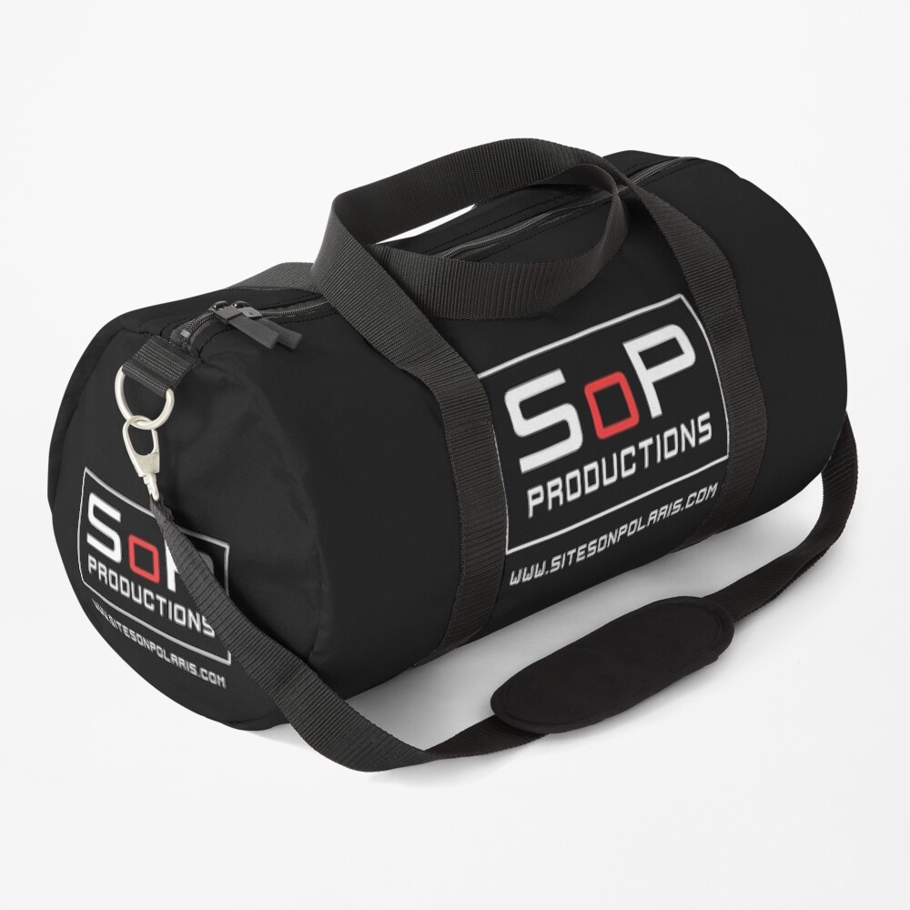 SoP logo - white Duffle Bag