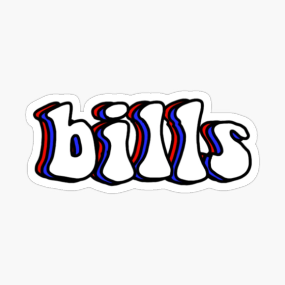 Bills ' Sticker for Sale by Alexandra Schutt