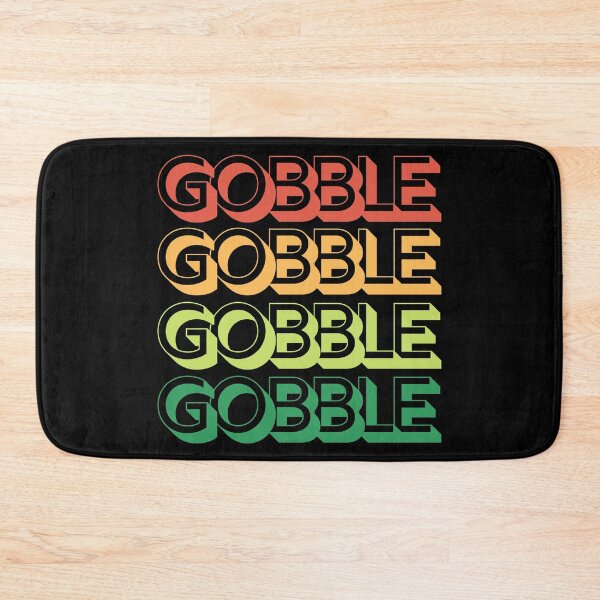 Item preview, Gobble Gobble Gobble Gobble Retro Thanksgiving Design designed and sold by up4tee.
