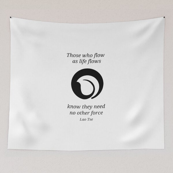 Item preview, Tao, Those Who Flow as Life Flows designed and sold by TheVintageGuild.