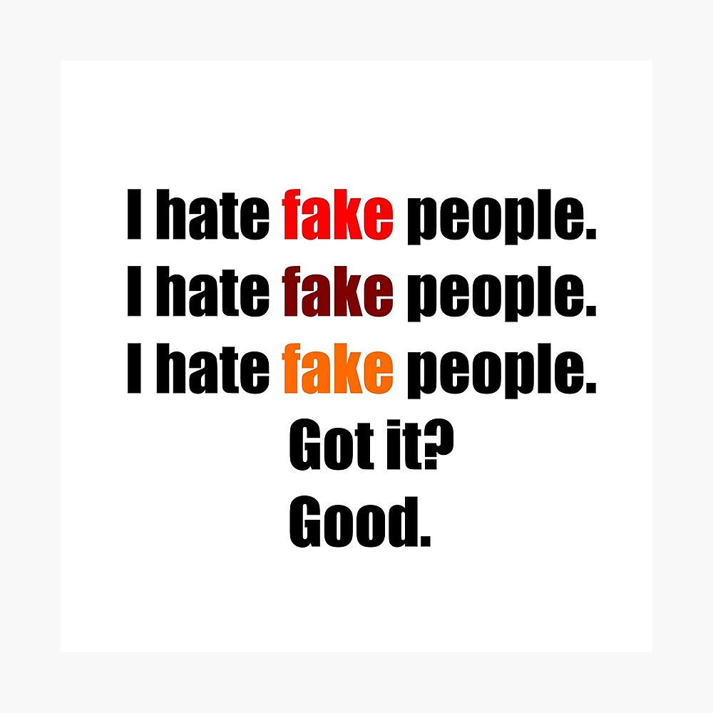 Fake People